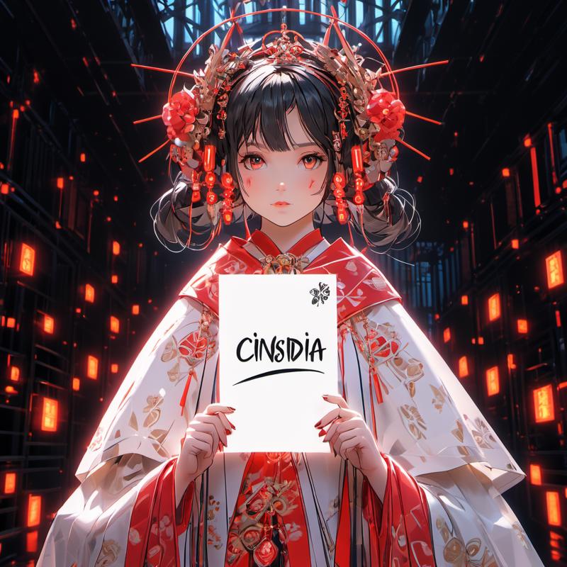 00086-4046860835-One girl held a blank piece of paper with Cinsdia written on it  _lora_C_projection_holographic_display_1_.png